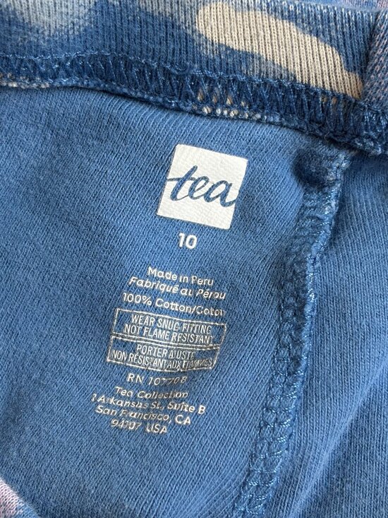 Tea Collection Goodnight Pajama Set PJs (Day Dreaming Print) - Size 10 - Picture 7 of 7